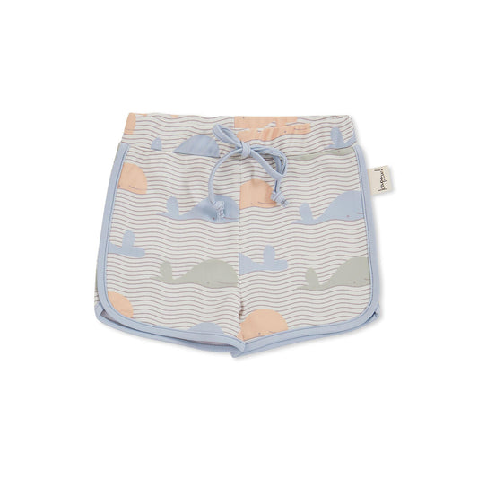 Save The Whales Swim Trunks UPF50
