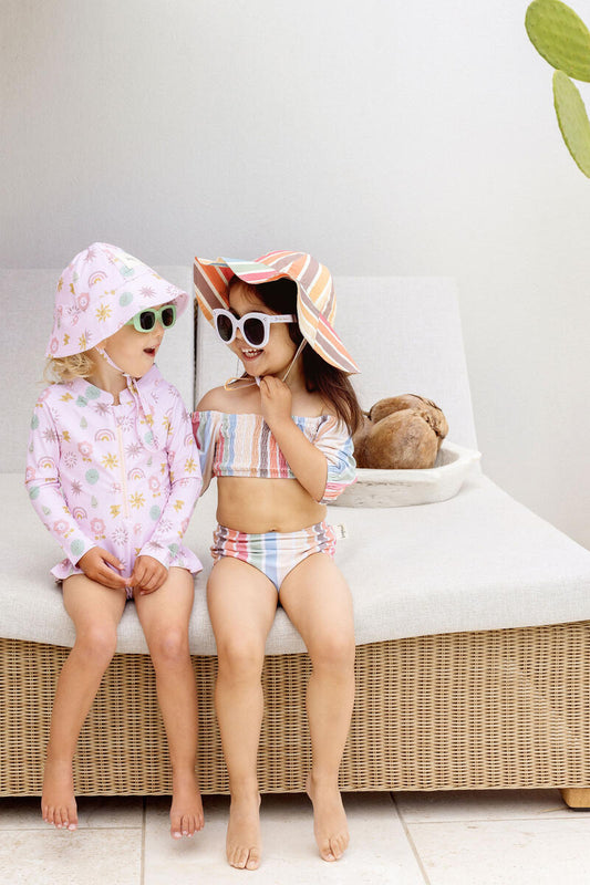 Sun Stripe Bikini UPF50