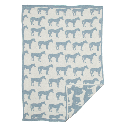 Baby Reversible Pony Blanket