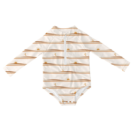 Golden Hour Long Sleeve Swimsuit - UPF 50