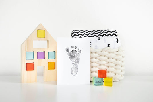 Baby Handprint or Footprint Clean-Touch Ink Pad Kit, Medium/Large