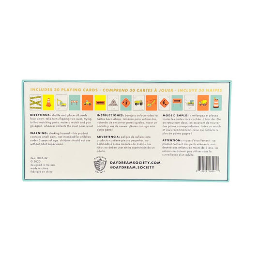 Under Construction Memory Match Game