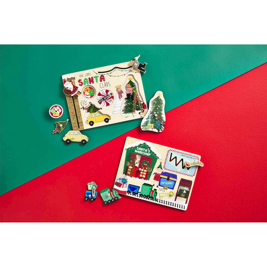 Santa's Workshop Busy Board Puzzle