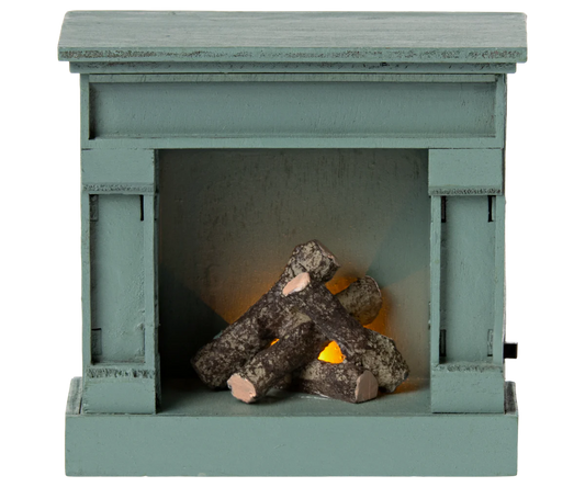 Mouse Fireplace - Blue