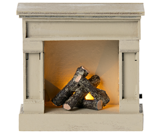 Mouse Fireplace - Off white