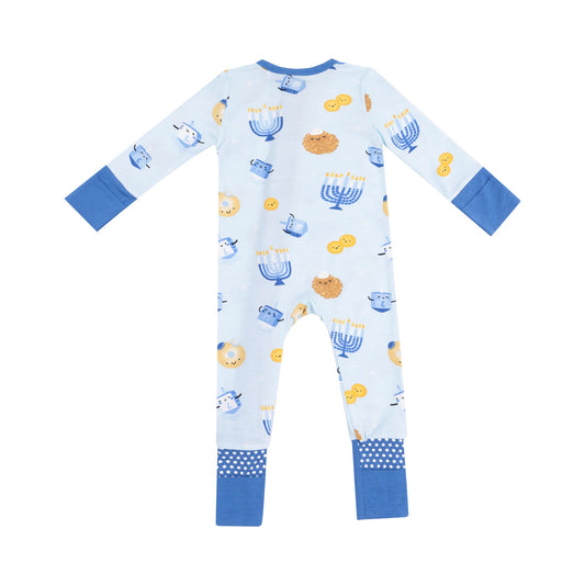 Hanukkah 2 Way Zipper Romper