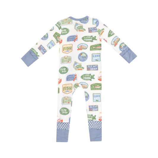 Bait Shop Signage - 2 Way Zipper Romper Back