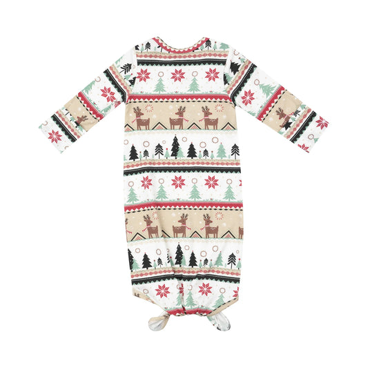 Reindeer Fair Isle Knotted Gown