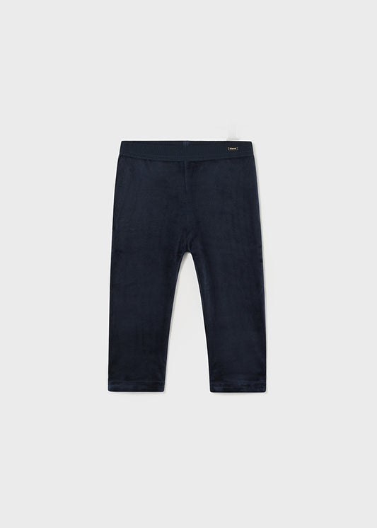 Velvet leggings - Navy