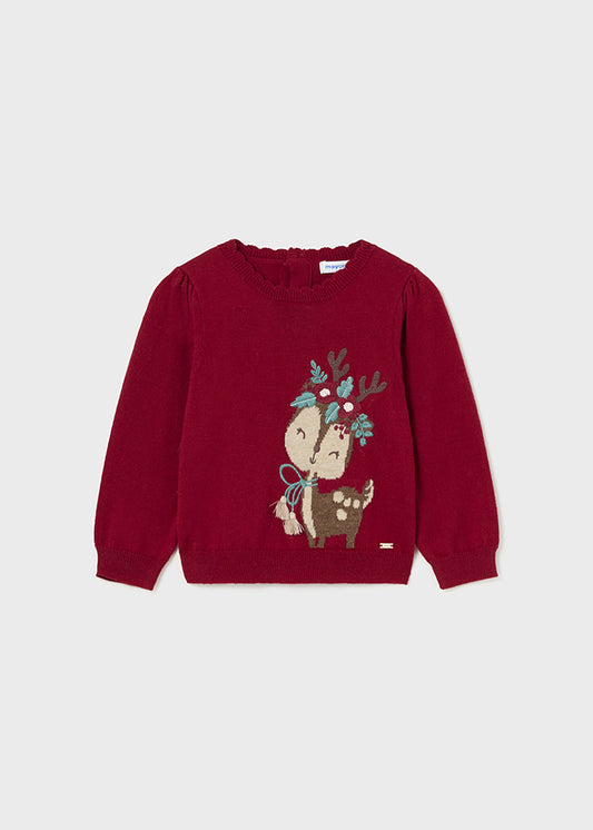 Jacquard Reindeer Jumper