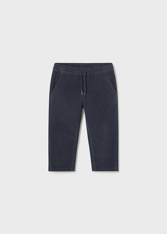 Corduroy baby jogger pants - Petroleum