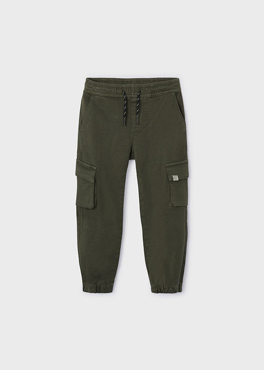 Boy's cargo pants - Moss