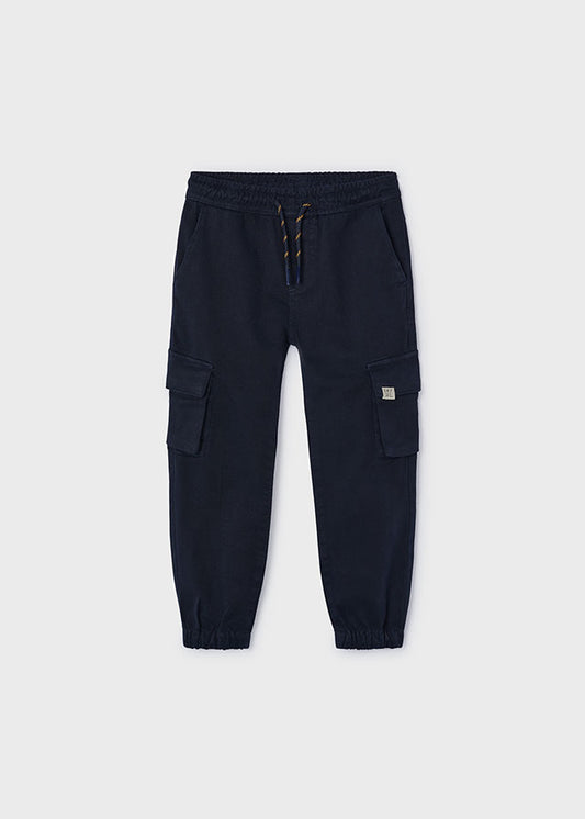 Boy's cargo pants - Navy