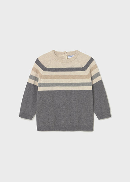 Colorblock Sweater - Graphite