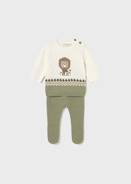 Newborn Knit Pants and Sweater Set