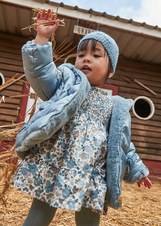 Ruffled Velvet Dress