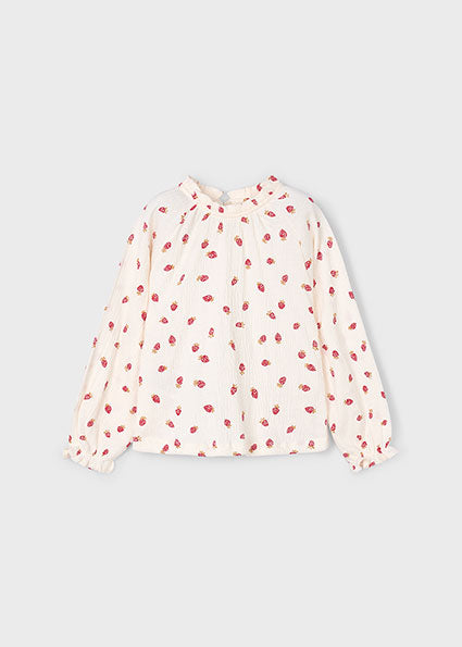 Flowy Bambula Berry Shirt