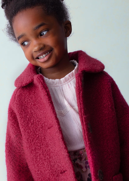 Cherry Teddy Coat