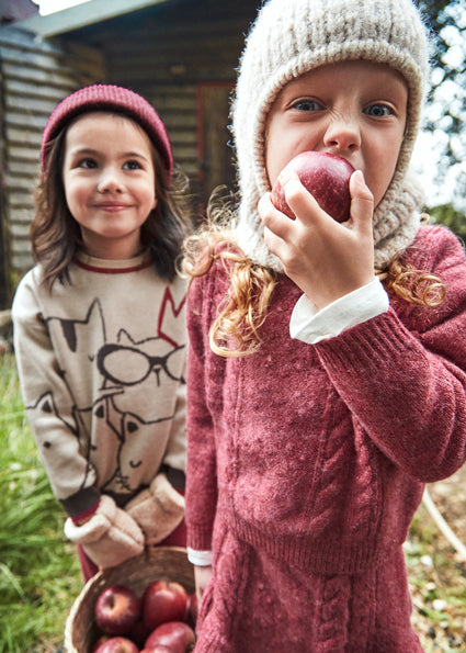 Classic Cherry Knit Set