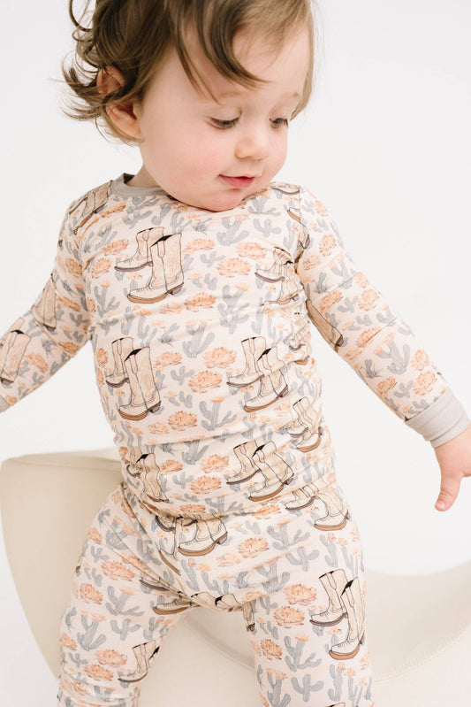 Floral Cowgirl Bamboo Set