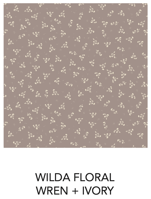 Verbena + Wilda Floral | Organic Muslin Burp Cloth Set