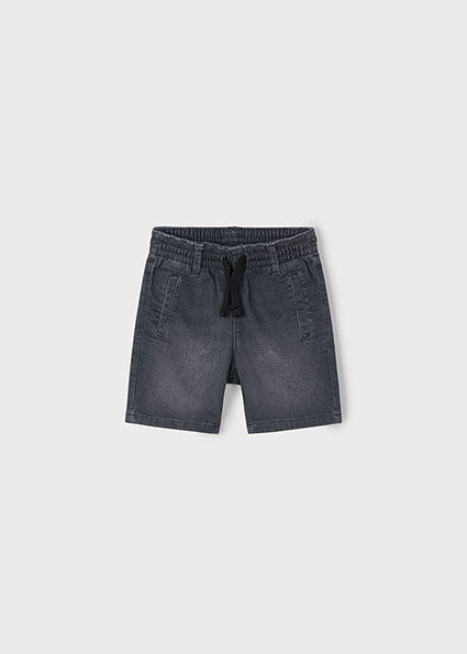Boy Denim Shorts with Elastic Waistband