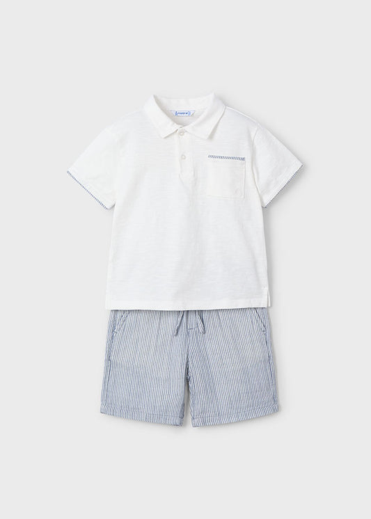 Boy Shorts and Polo Shirt Set