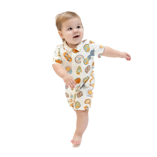 Groovy Vibes Stickers - Polo Shortie