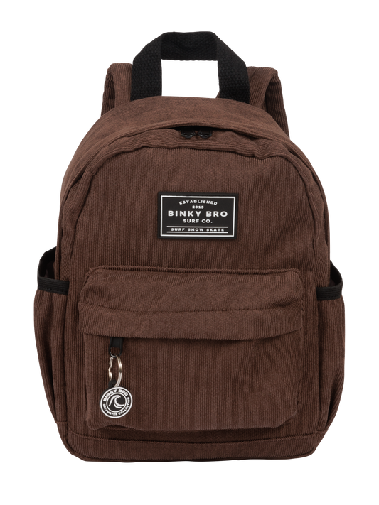 Mocha Cord Toddler Backpack