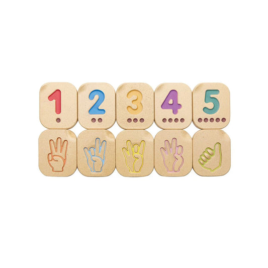 Sign Language Number Set 1-10