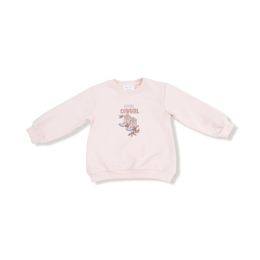 Future Cowgirl - Oversize Sweatshirt and Baby Bell Set