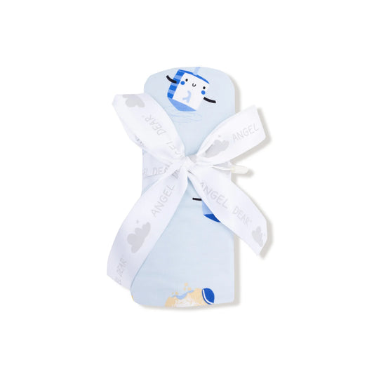 Hanukkah - Blue - Bamboo Swaddle Blanket