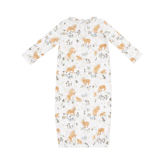 Pretty Ponies Kimono Gown