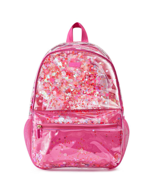 Clear Sweet Tart Pink Confetti Backpack - view 2