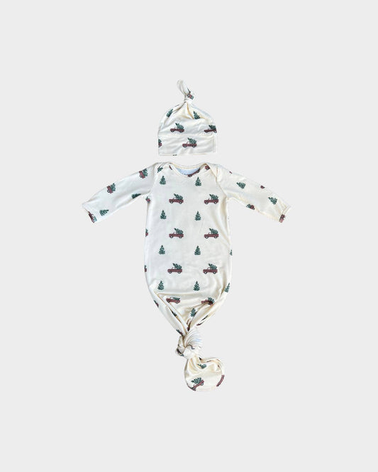 Christmas Truck Knotted Sleeper Set