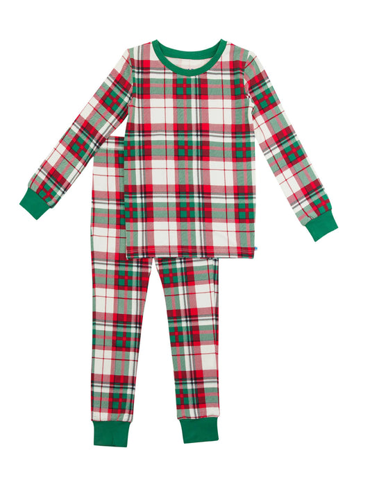 Dashing Dreams Plaid Modal Long Sleeve Pajama Set