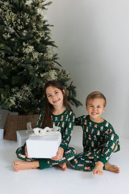 Christmas Pups Two Piece Set