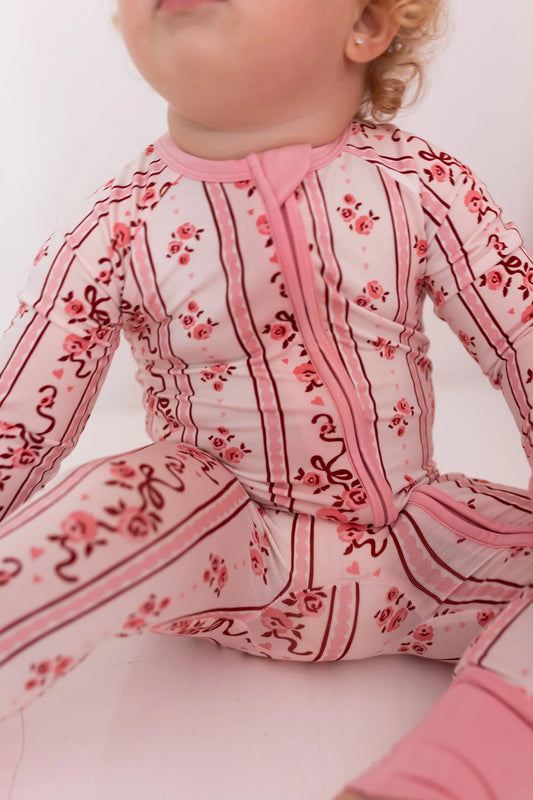 Vintage Love Zipper Romper