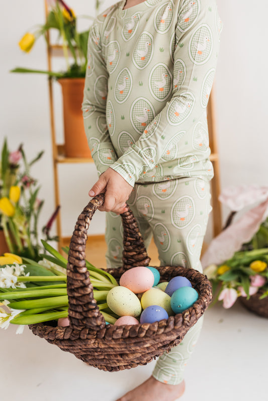 Green Little Goose Two Piece Set