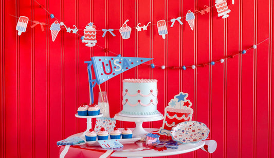USA Felt Pennant Banner