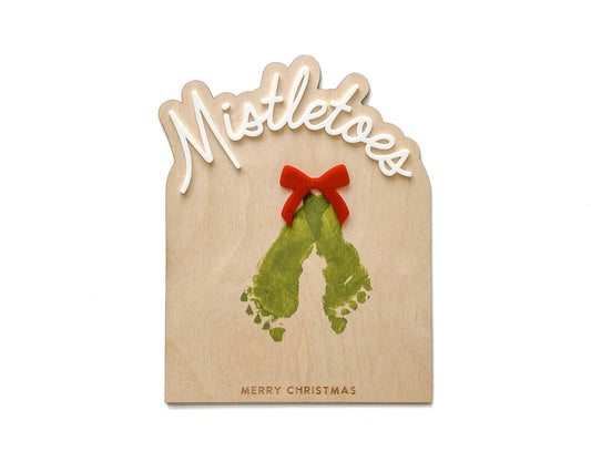 DIY "Mistletoes" Footprint
