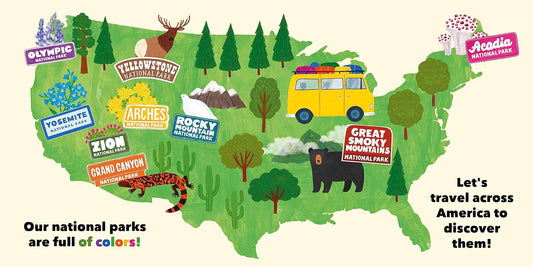 Colors of the National Parks - Board Book