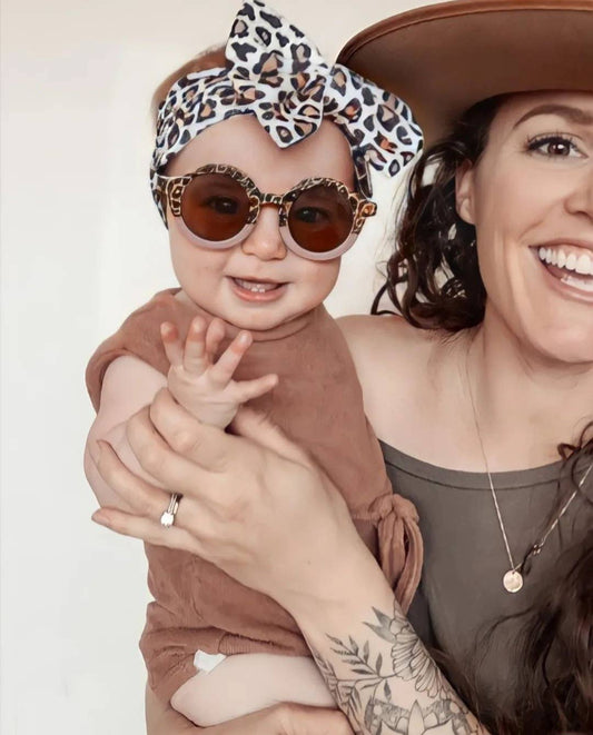 Mauve Leopard Sunglasses