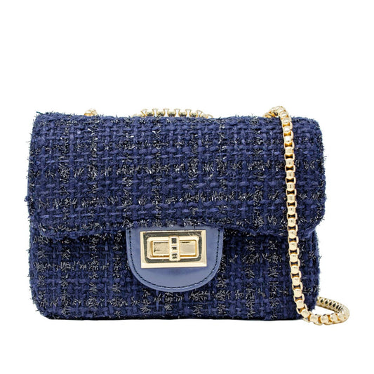 Classic Large Tweed Handbag
