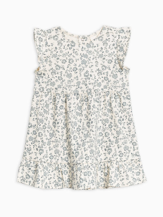 Organic Baby & Kids Tilly Tiered Dress - Lena Floral / Mist