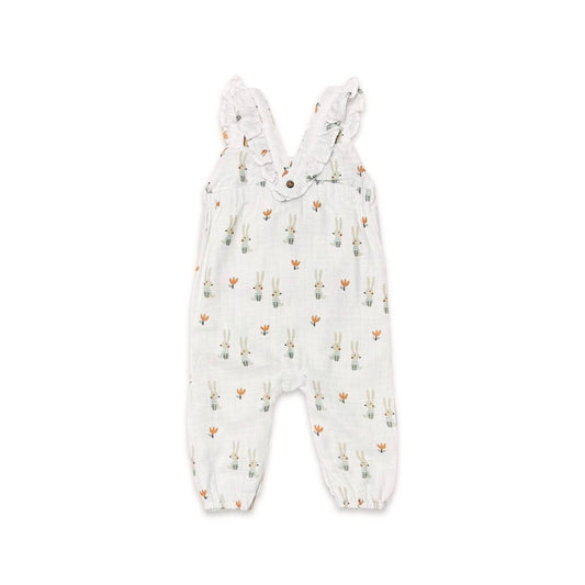 Bunny Ruffle & Button Sleeveless Jumpsuit