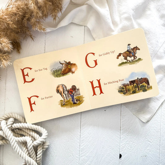 Little Rancher's ABC Board Book