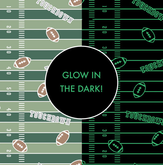 Football Field - Glow in the Dark Swaddle Blanket