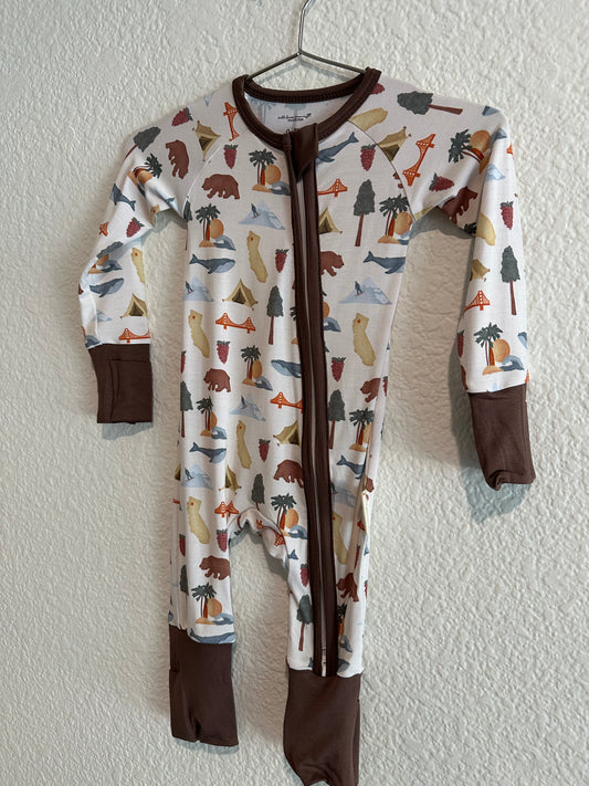 Northern California Bamboo Baby Pajamas