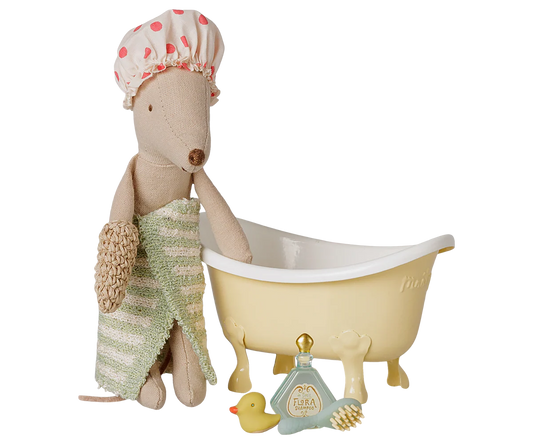 Bathtub set, Mouse - Yellow (Preorder - Available Mid October)